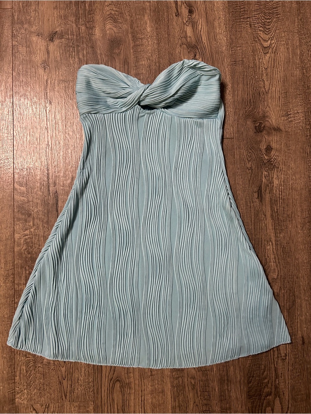 Blue elegant short dress